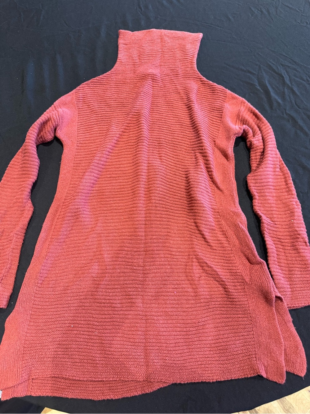 Old Navy Ribbed Turtleneck Sweater Tunic - Coral